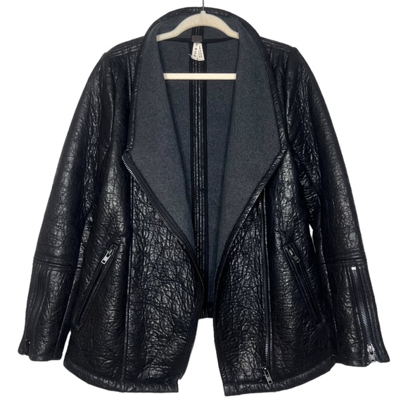 Free People - We The Free Faux Leather Moto Jacket
